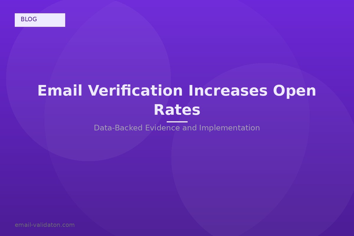 Comment la vérification des e-mails augmente vos taux d'ouverture (données à l'appui)