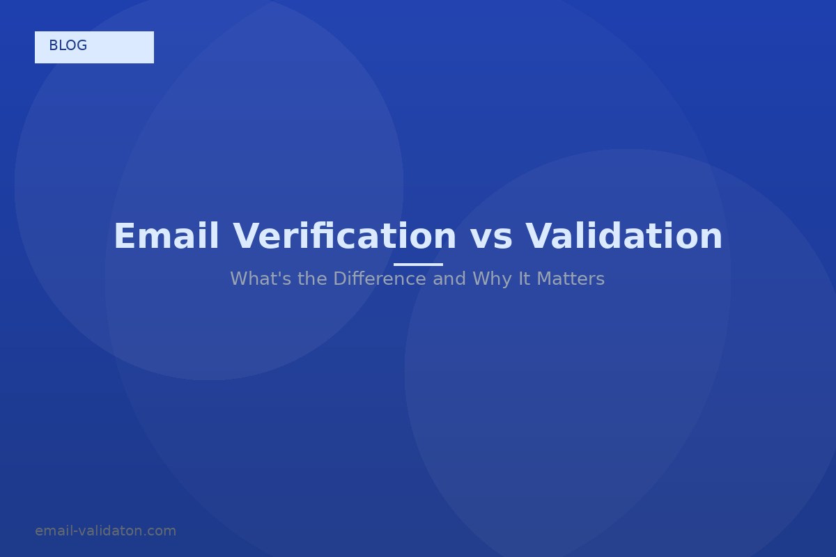 Vérification des e-mails vs validation des e-mails : quelle différence et pourquoi c'est important (2026)